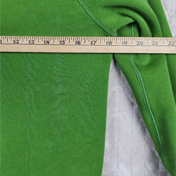 J Crew Sweatshirt Womens Medium Shawl Collar Fisherman Green Minimal Timeless - Picture 6 of 6